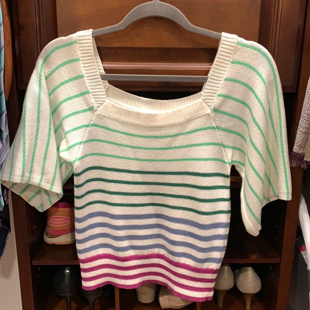 Kate Spade Striped Sweater XS